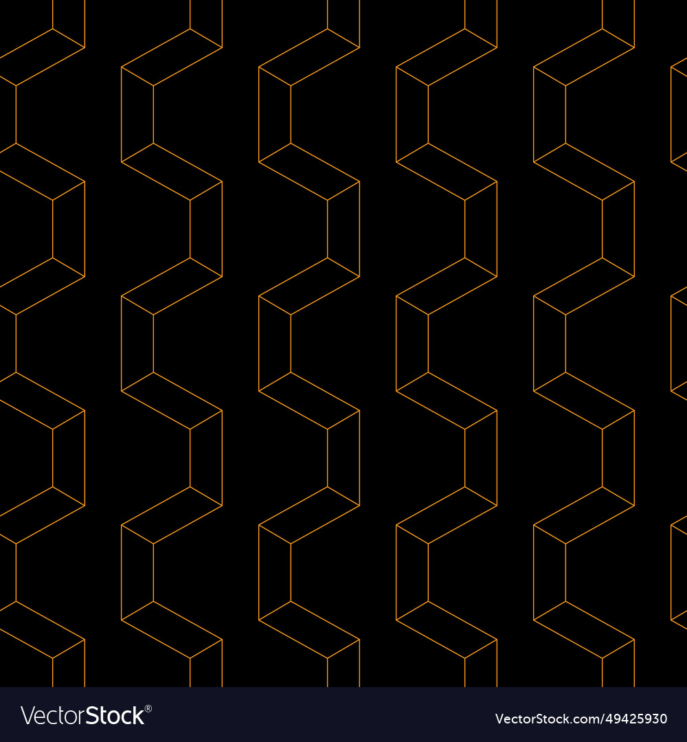 Abstract seamless pattern striped hexagonal vector image Abstract seamless pattern striped hexagonal