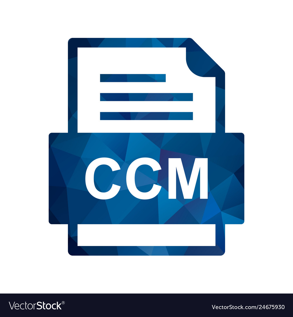 Ccm file document icon