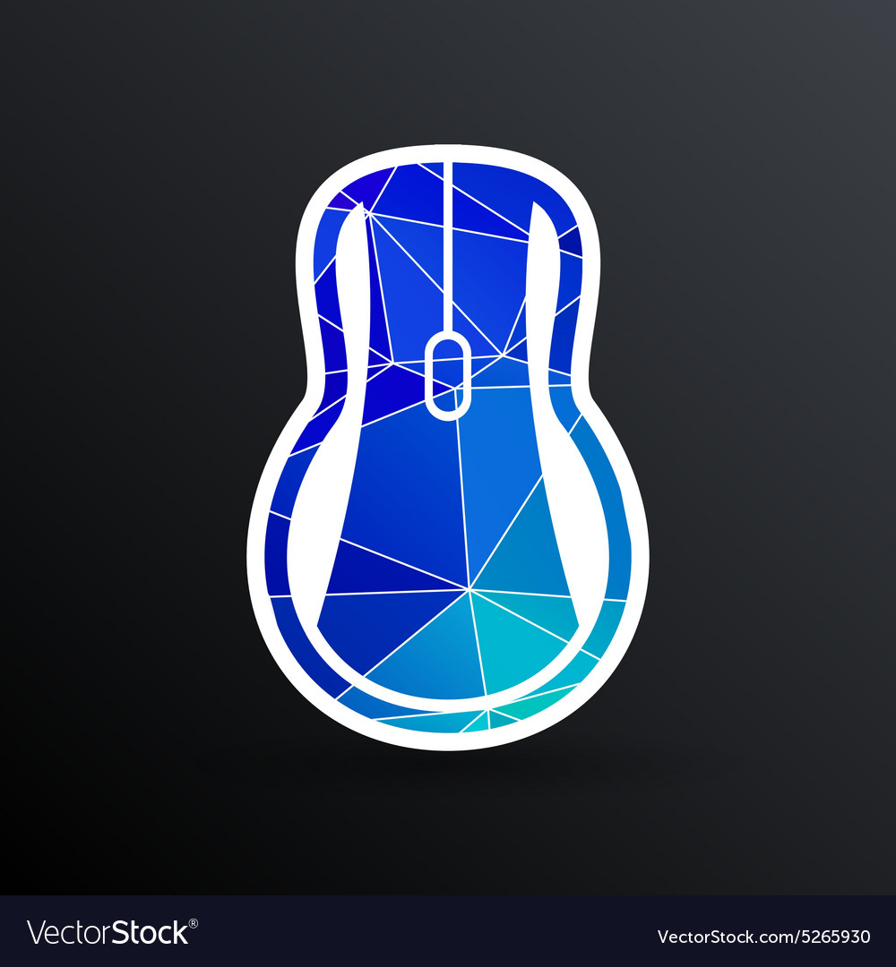 Computer mouse icon symbol click button