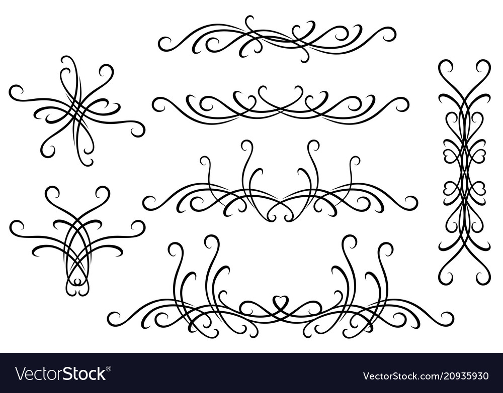 Design element set eps10 vector image Design element set eps10