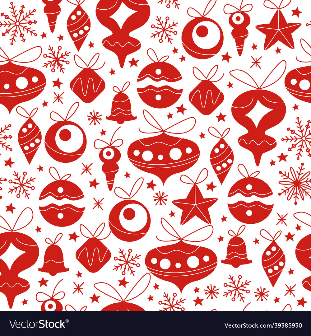 Merry christmas seamless pattern design