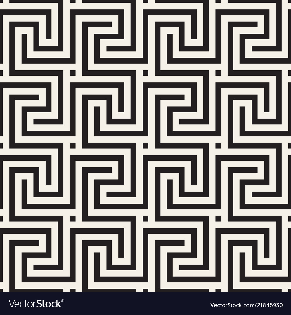 Seamless geometric pattern simple abstract lines vector image Seamless geometric pattern simple abstract lines