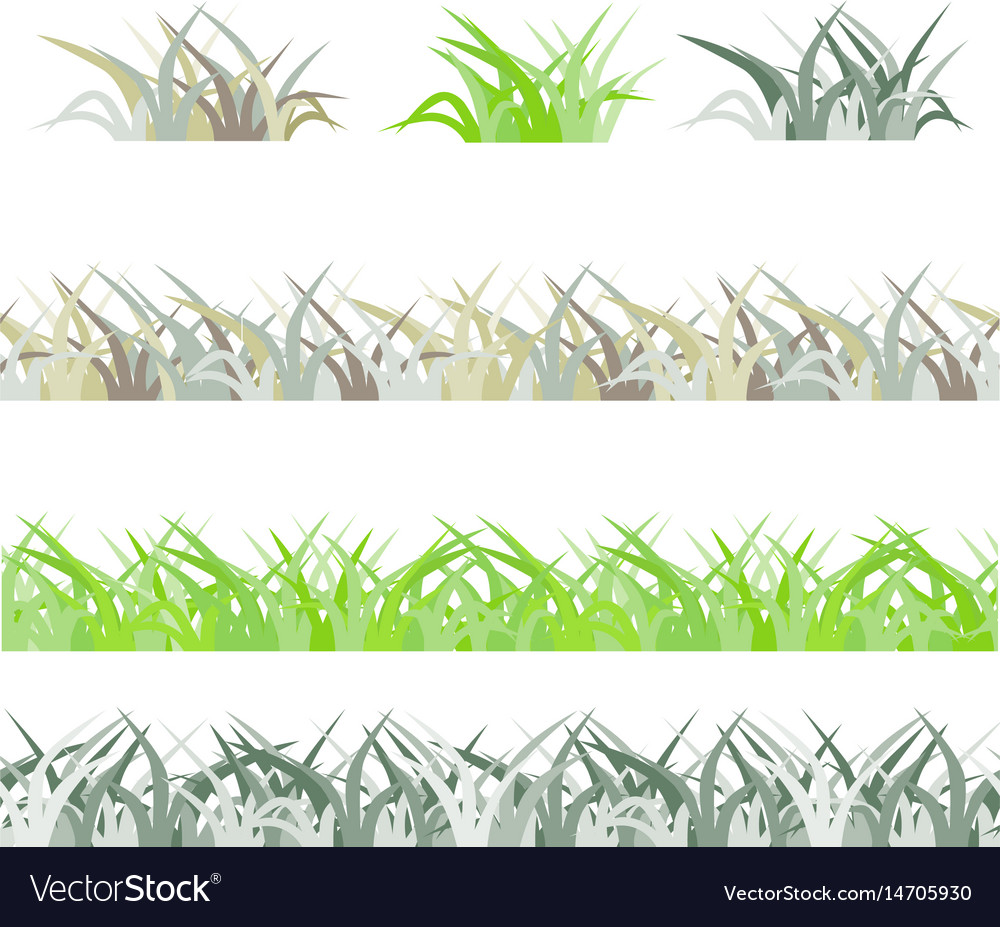 Seamless Green Grass Pattern
