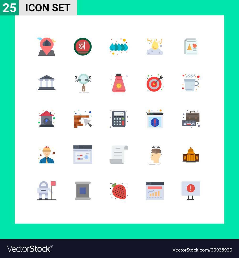 Set 25 modern ui icons symbols signs