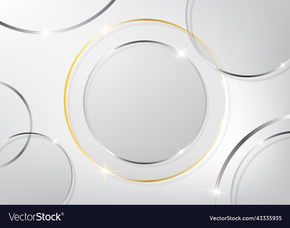 Abstract gold and silver lines glass background