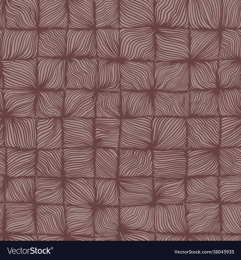 Abstract Wave Pattern - Red & Brown
