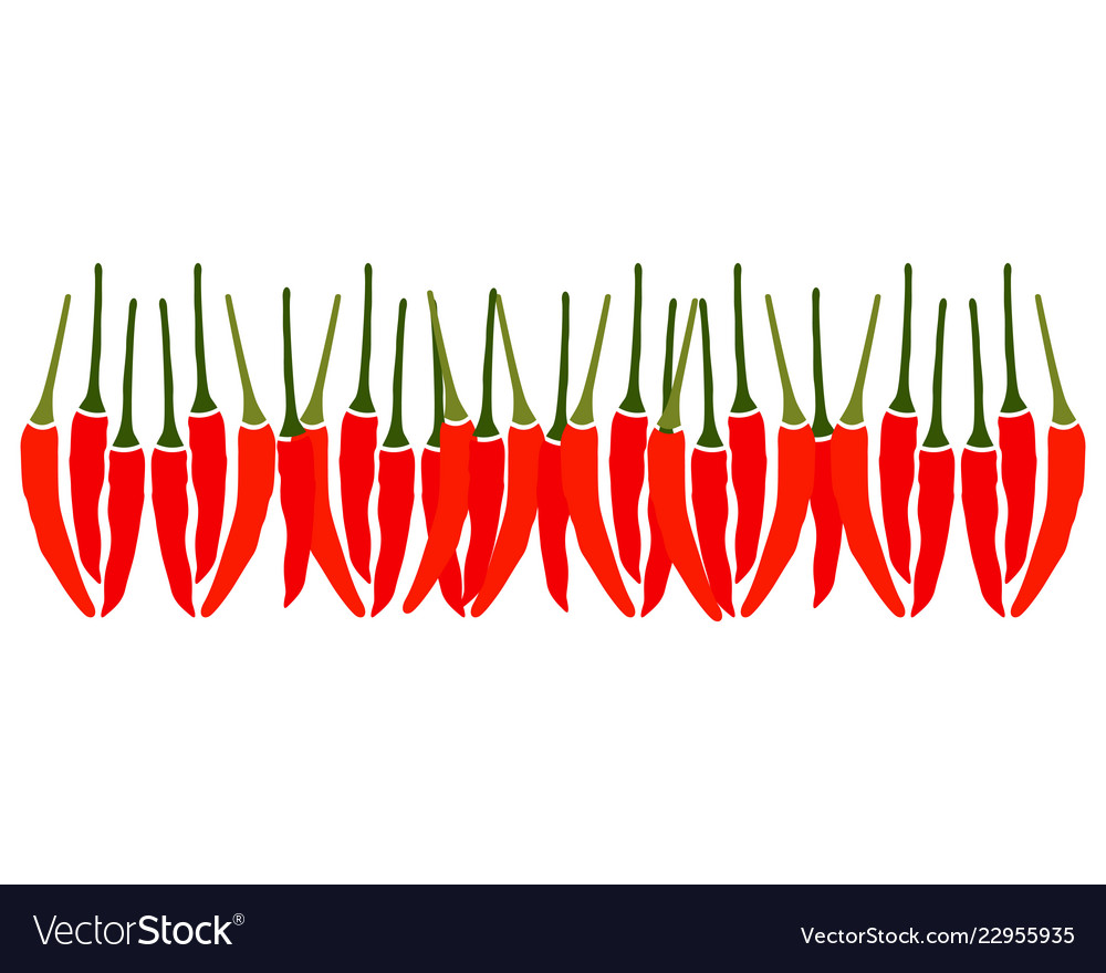 Chilli template logo and symbol Royalty Free Vector Image