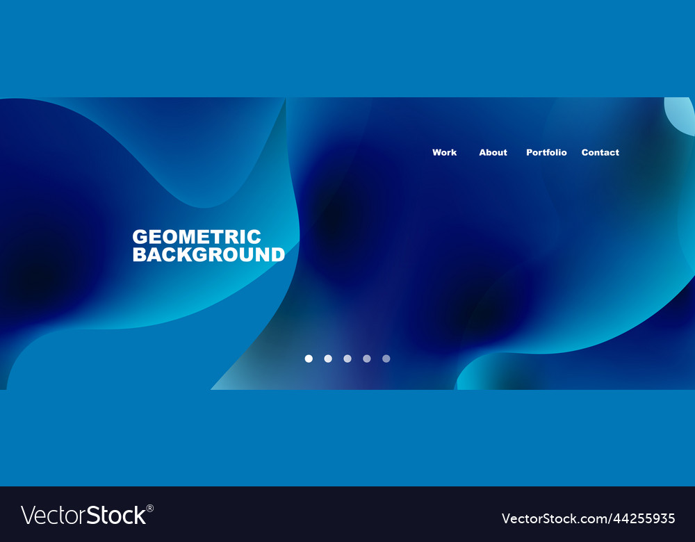 Flowing gradient colors and round elements Vector Image Flowing gradient colors and round elements