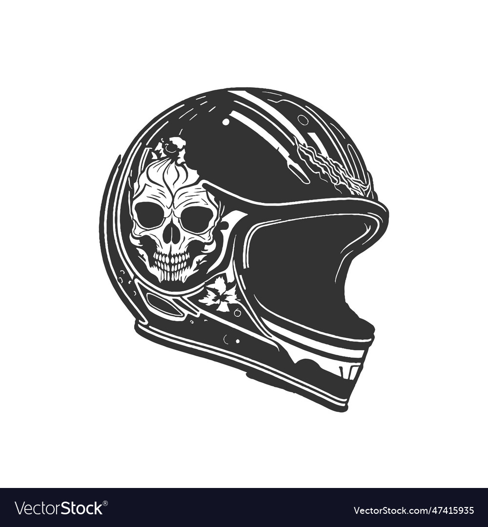 Fullface helmet without cover glass Royalty Free Vector