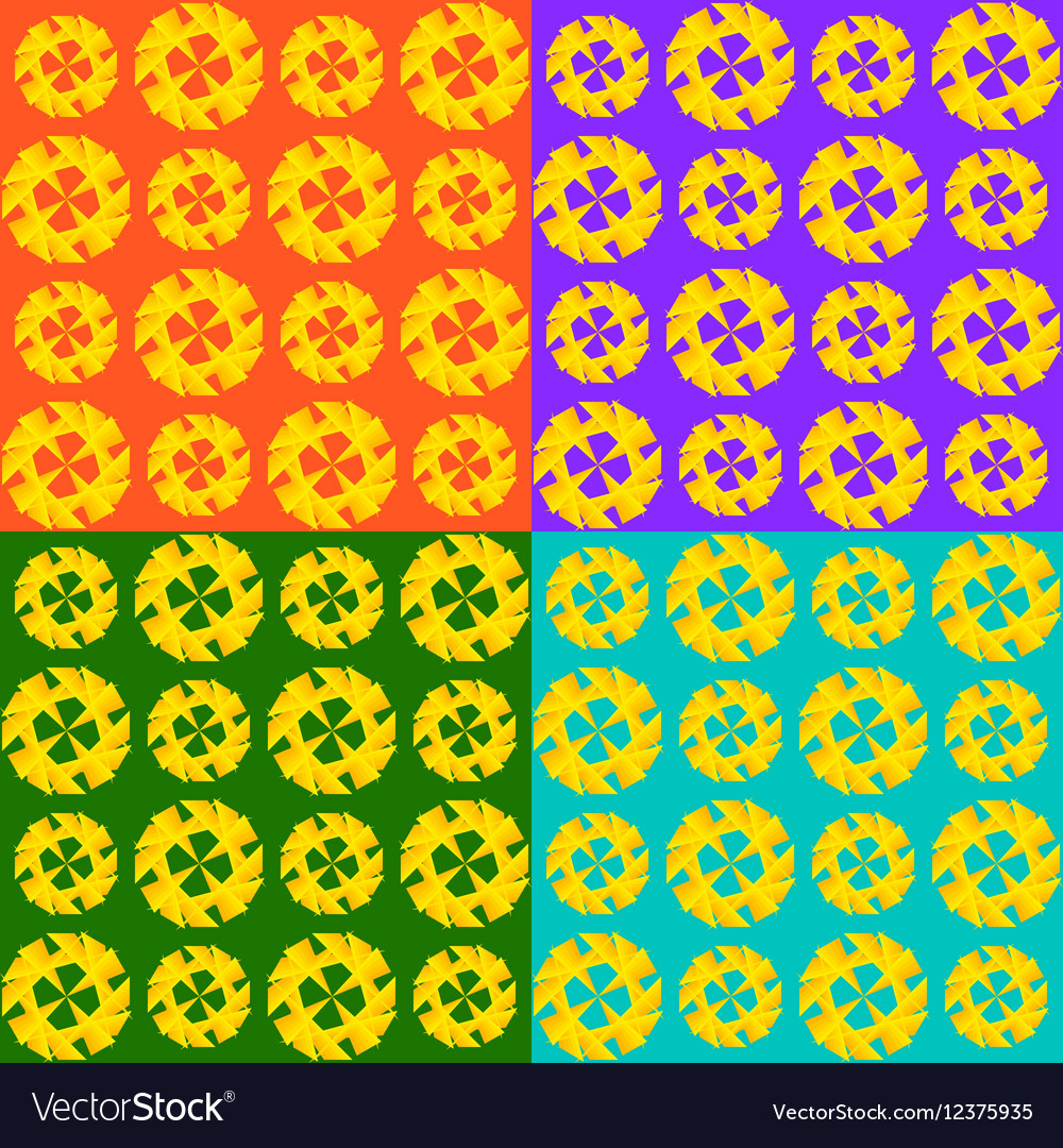 Set patterns of buttons and turntables