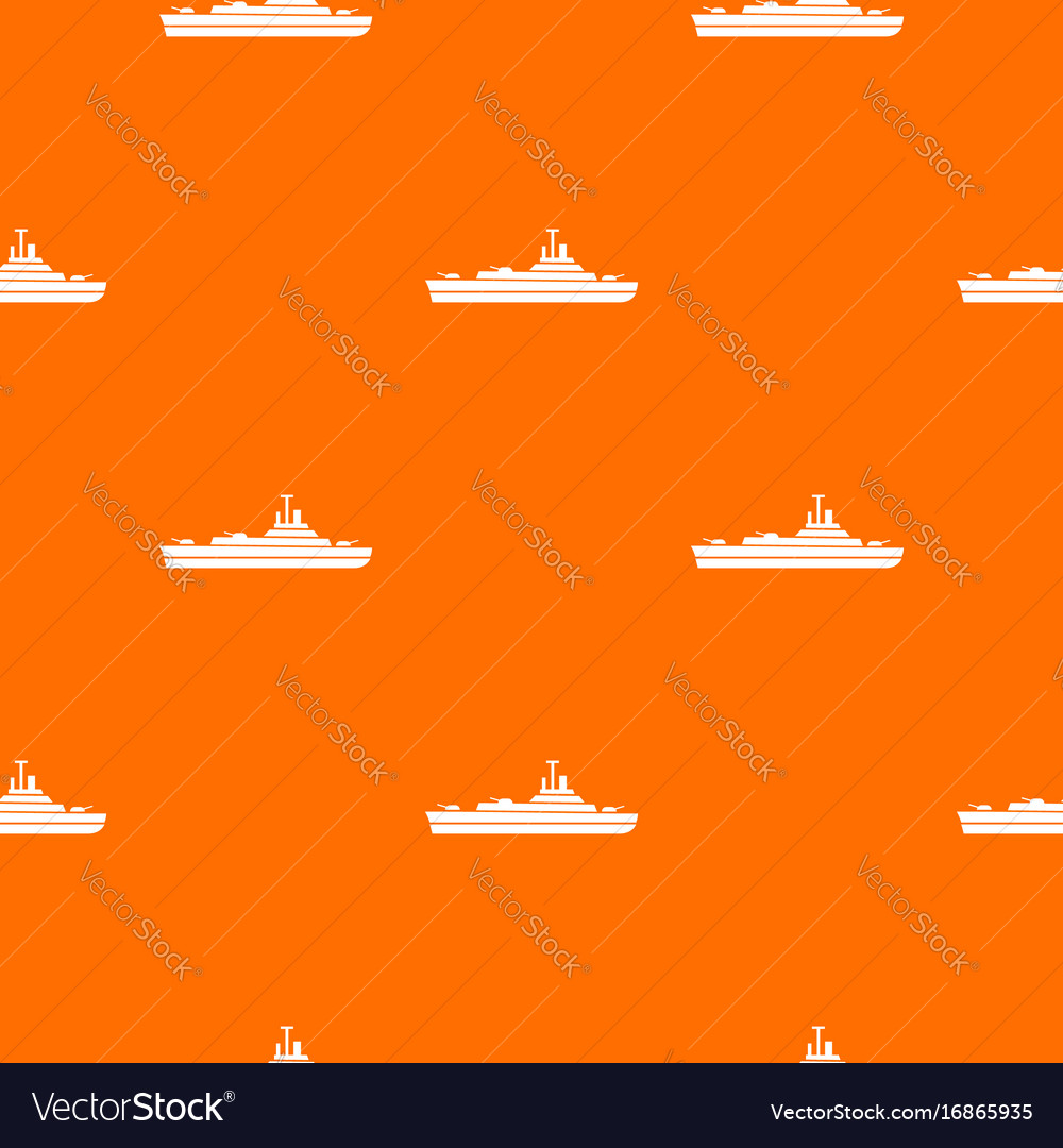 Warship pattern seamless Royalty Free Vector Image