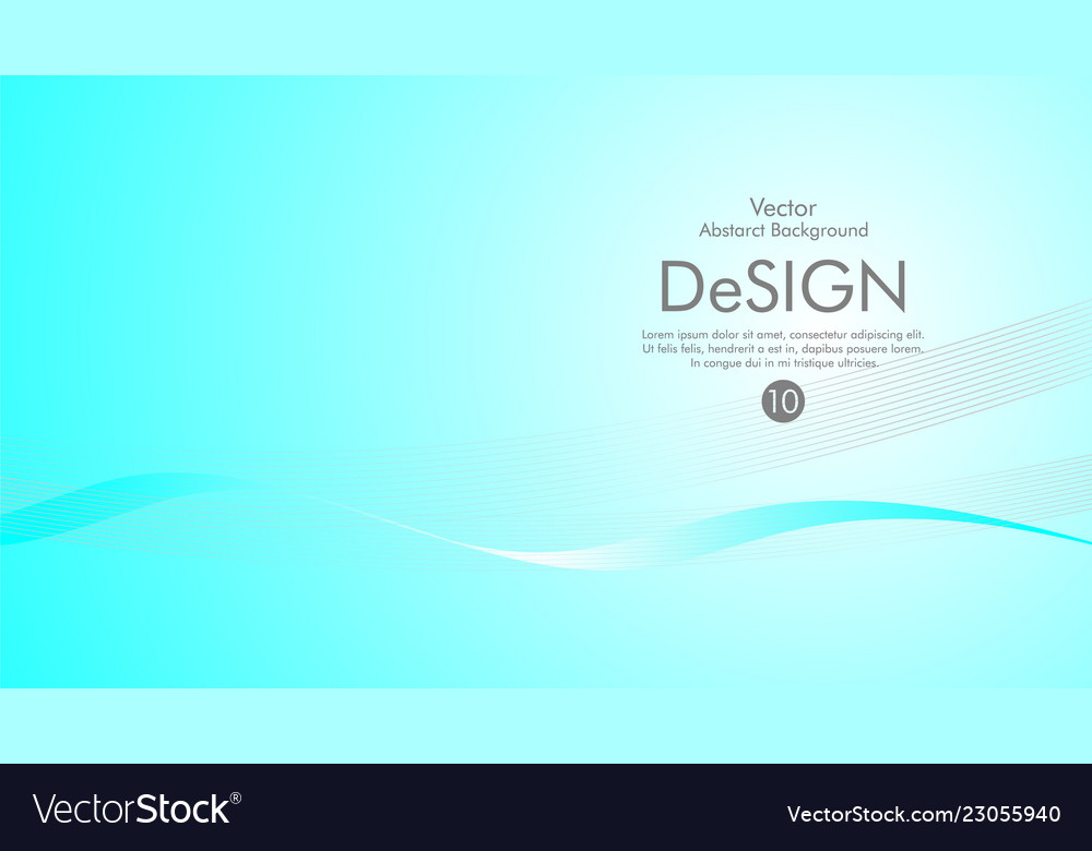 Abstract background color flow waved lines stock