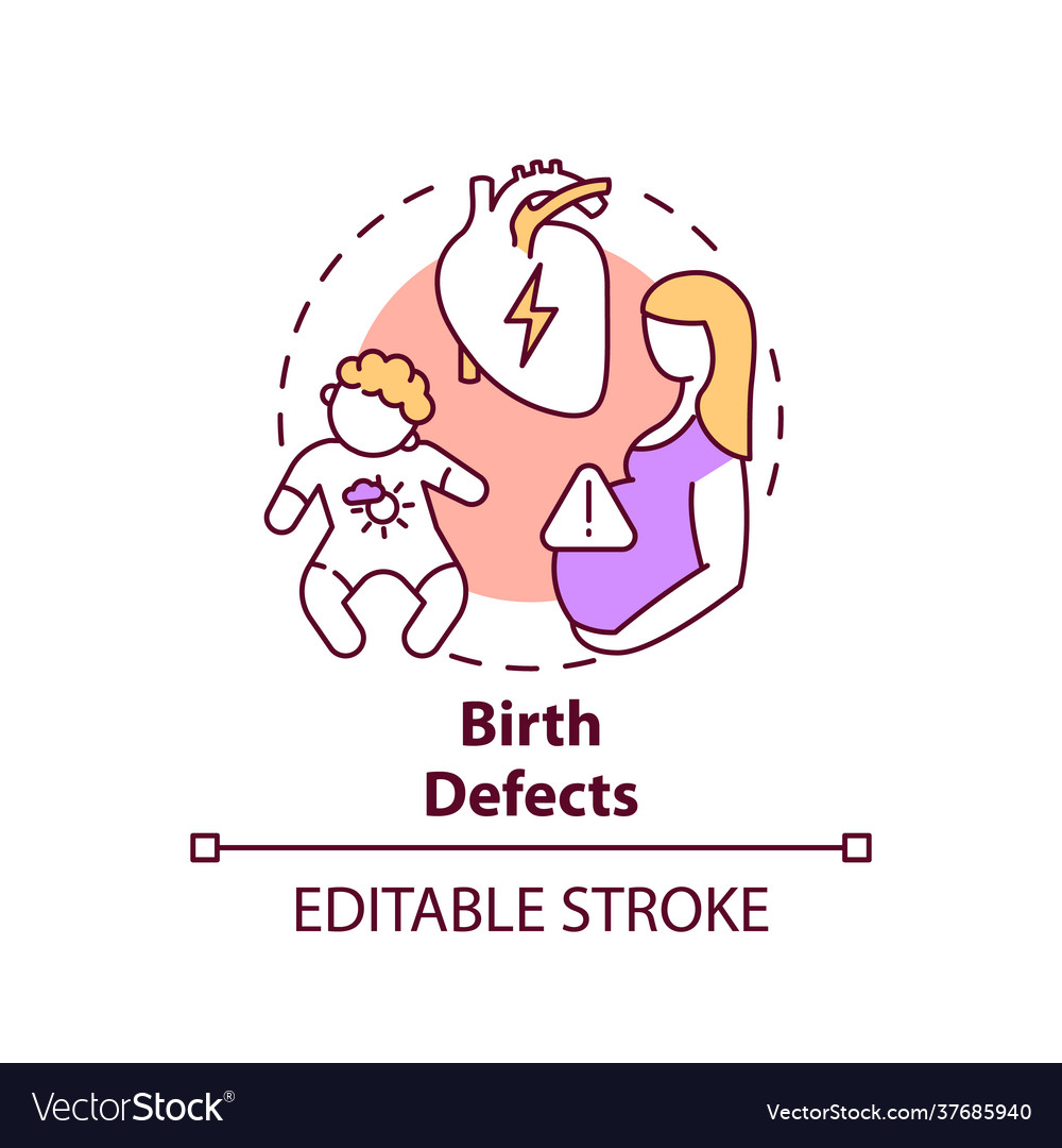 Birth defects concept icon