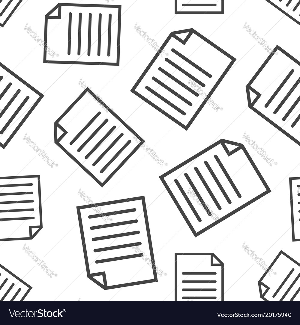 Document seamless pattern background business