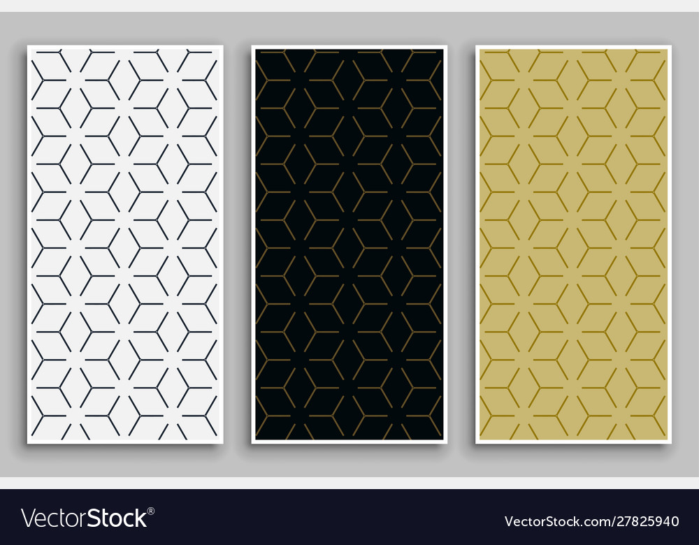 Elegant minimal patterns set in tree colors