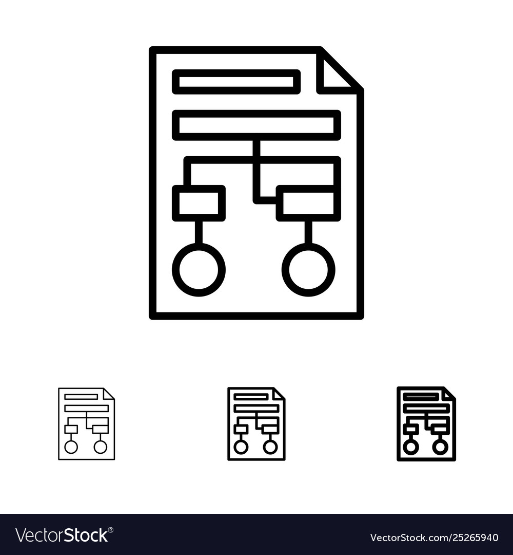 Graph paper process wireframe document bold