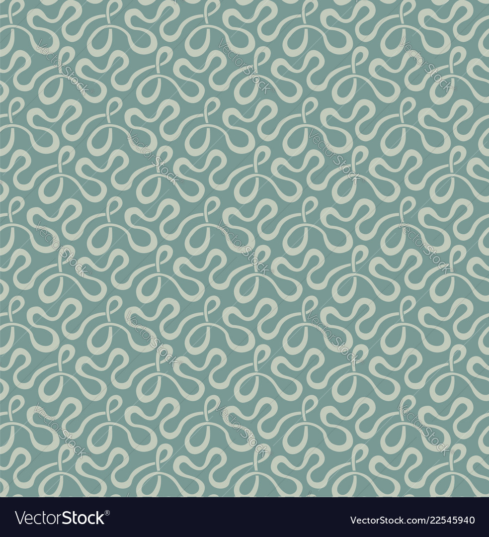 Seamless pattern with a playful line