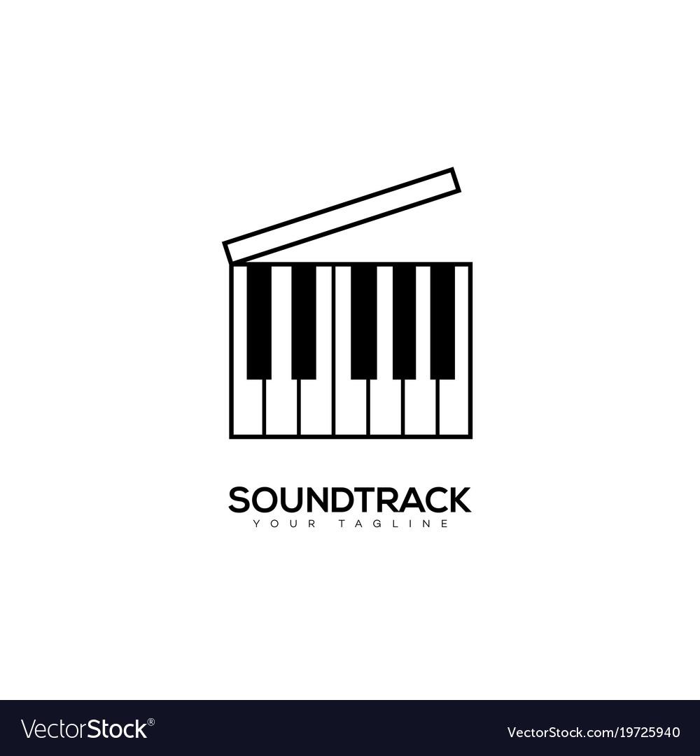 Soundtrack logo Royalty Free Vector Image - VectorStock