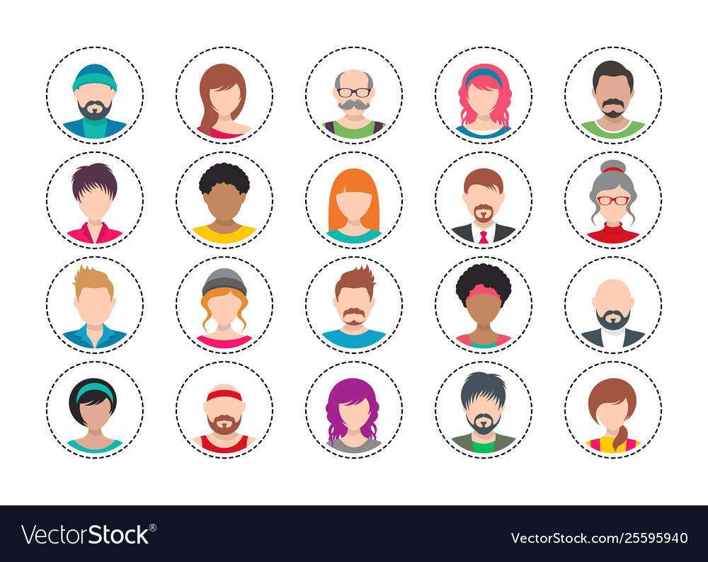 72 Avatar People Vector Icons Collection - Only $23! – MasterBundles