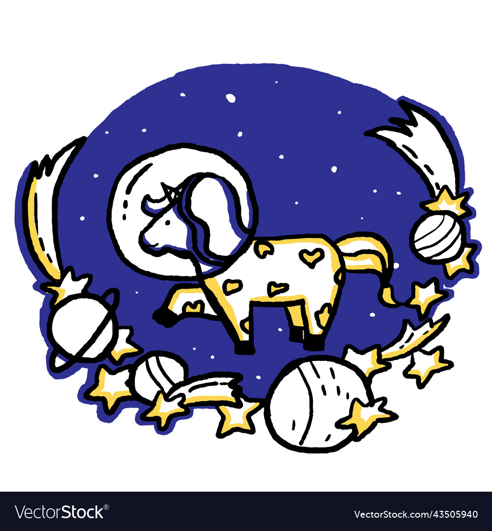 Unicorn in space