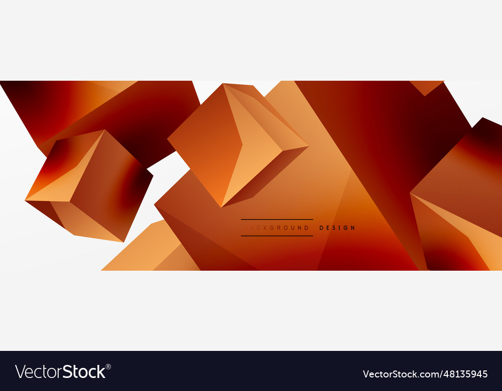 3d cubes abstract background composition vector image 3d cubes abstract background composition