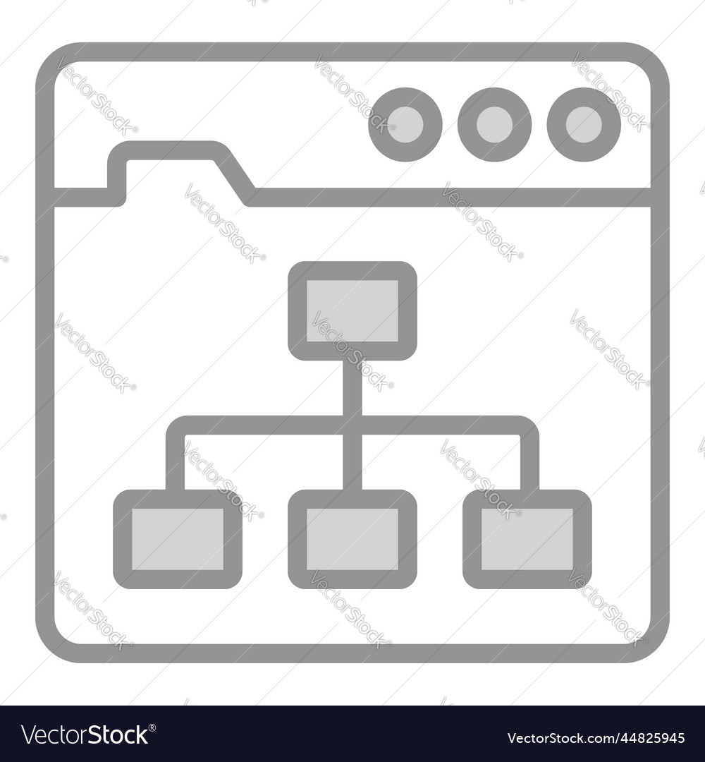 Algorithm Icon Benutzeroberfläche als einfaches Zeichen