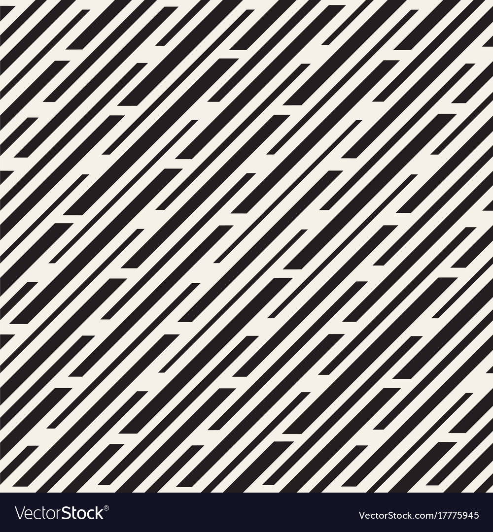 Black and white irregular dashed lines pattern