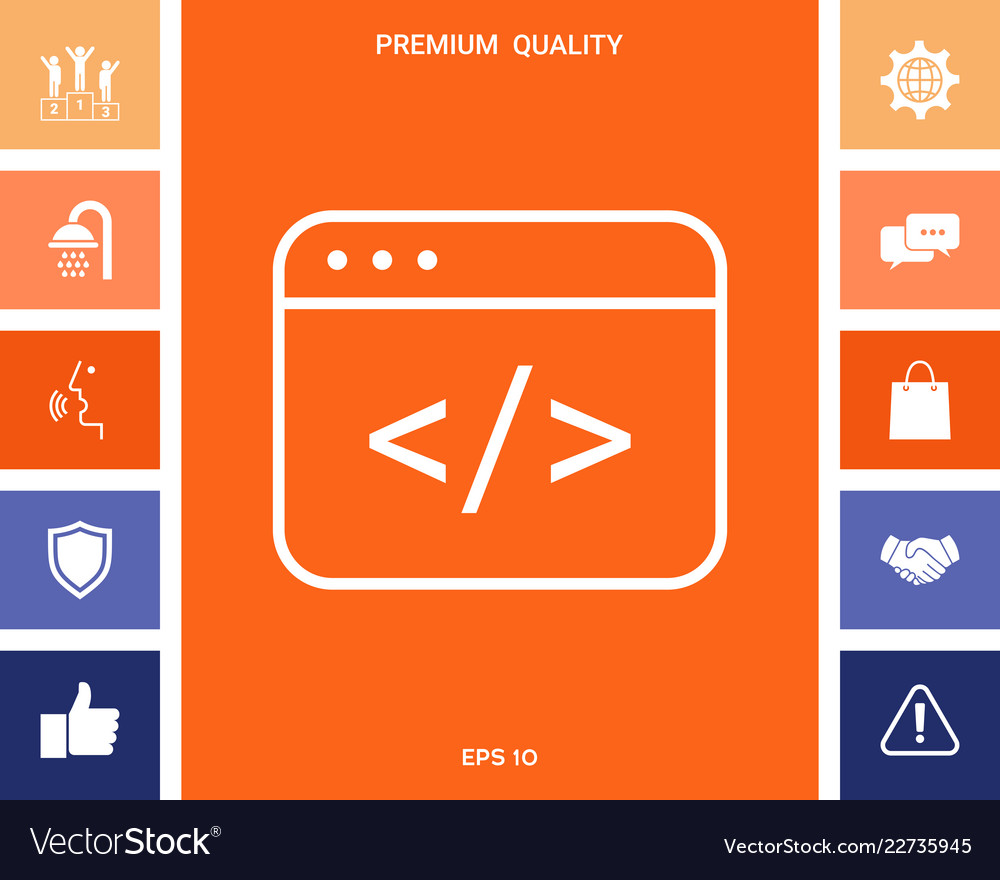 Code editor icon