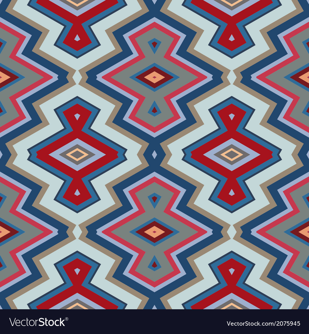 Color abstract retro zigzag background
