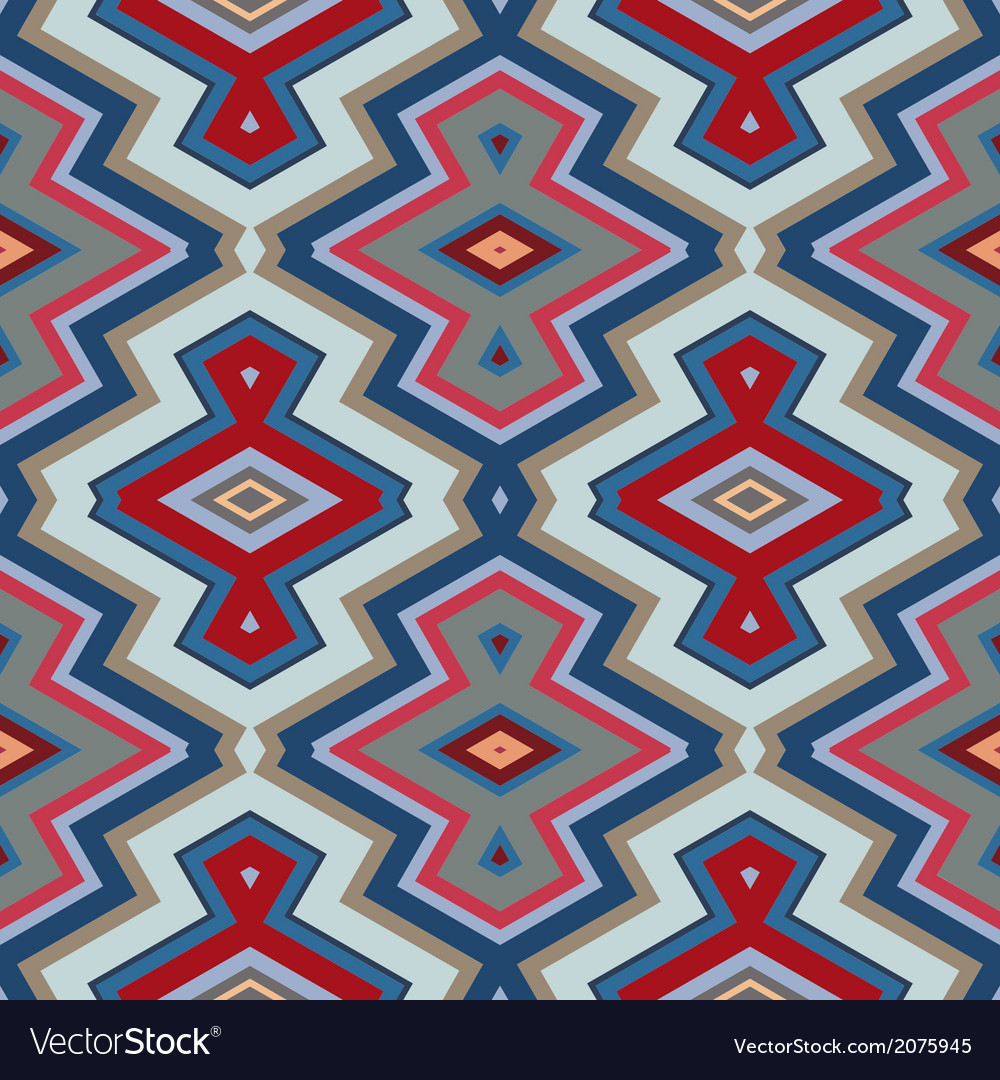 Color abstract retro zigzag background