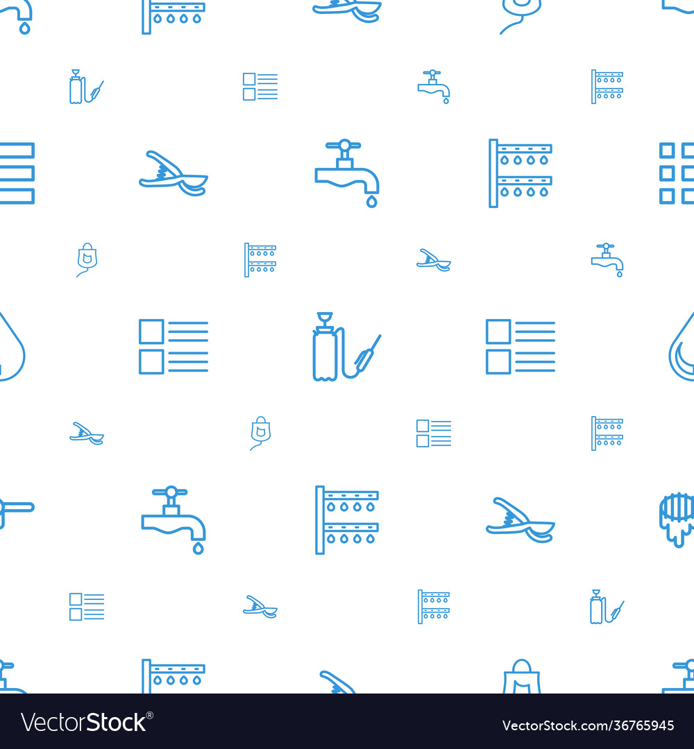 Drop icons pattern seamless white background