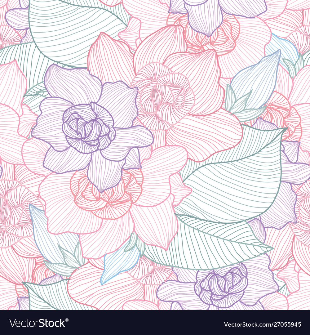 Floral seamless pattern