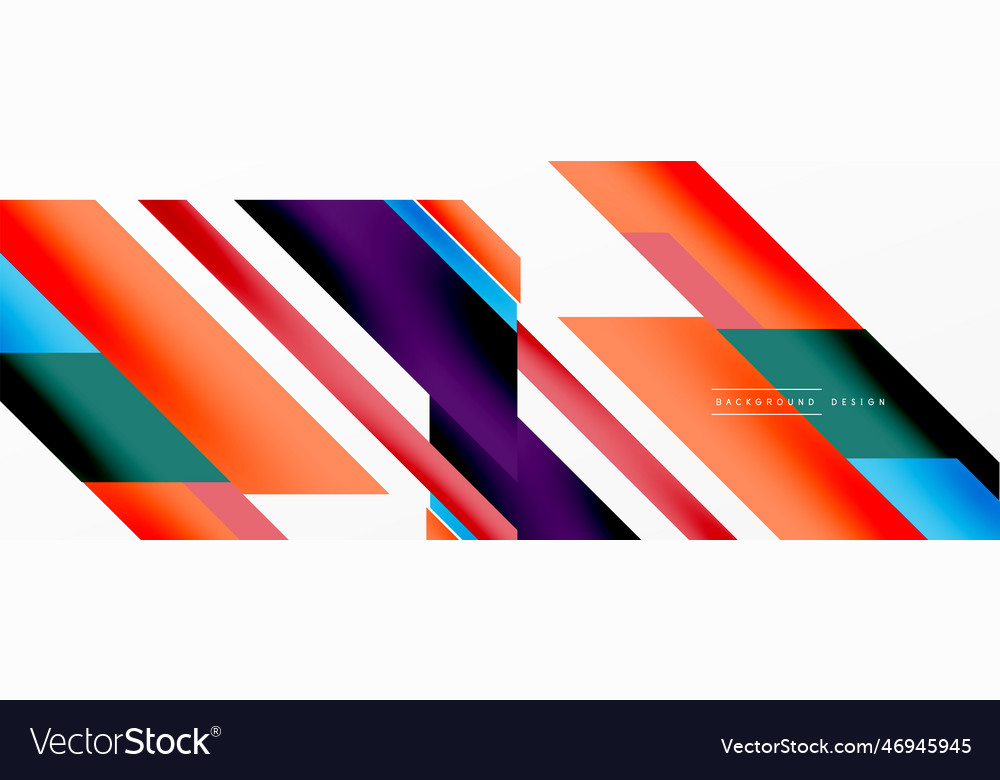 Minimal geometric abstract background dynamic 3d