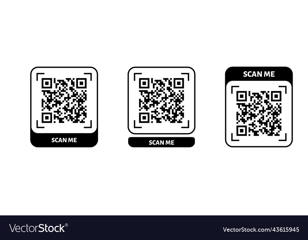 Scannen Sie mich qr Code Design für Zahlungstext
