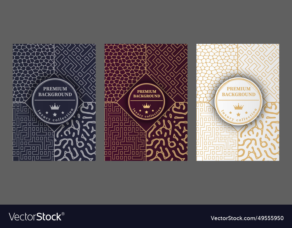 A luxurious pattern set of spectacular patterns