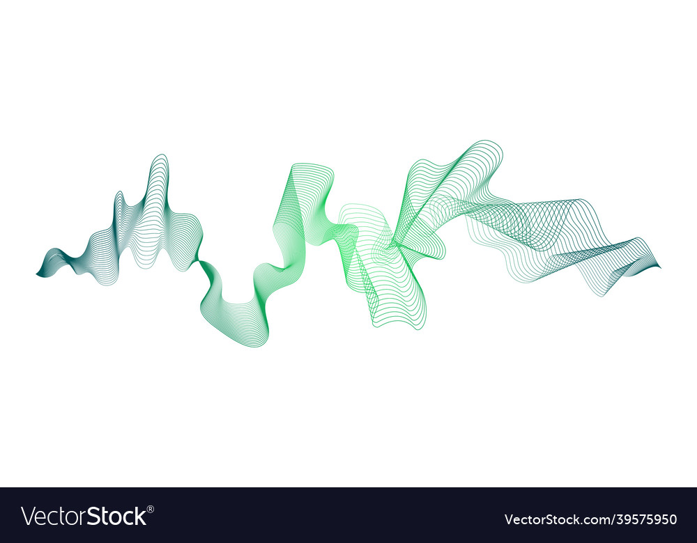 Abstract backdrop with wave gradient lines vector image Abstract backdrop with wave gradient lines