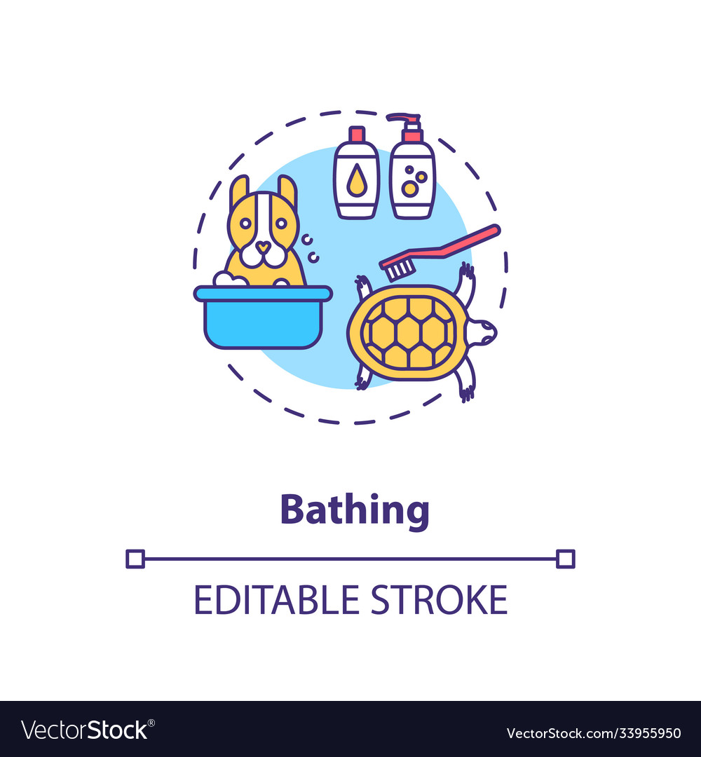 Bathing concept icon