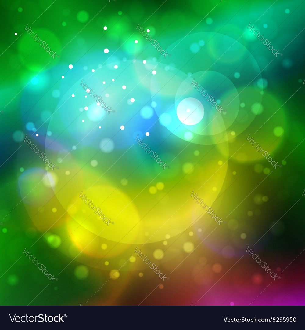 Bright abstract bokeh background