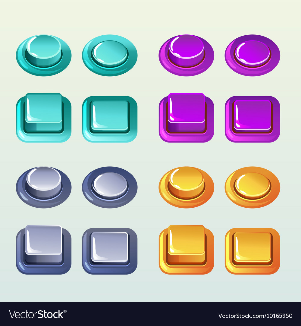 Colorful Push Buttons