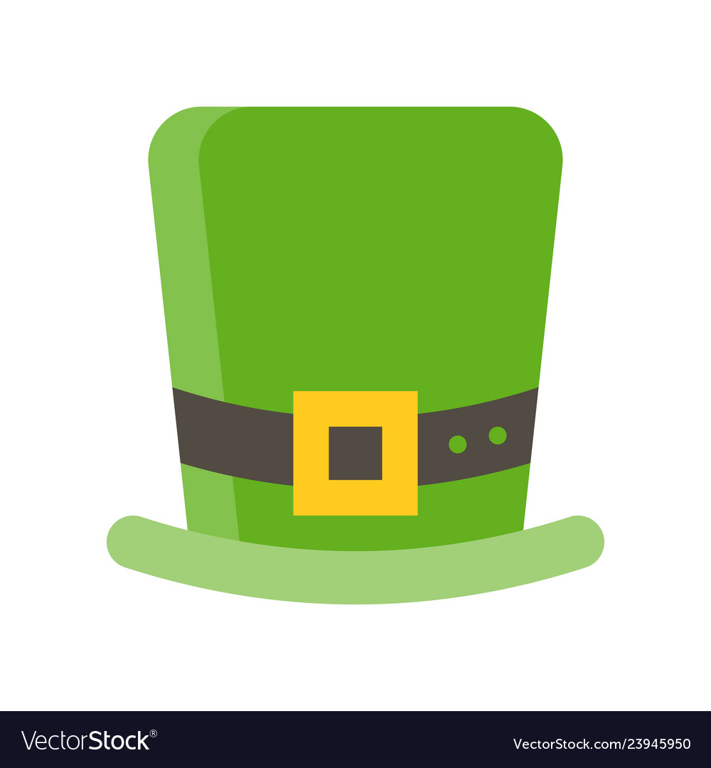 Pilgrim hat feast of saint patrick flat icon