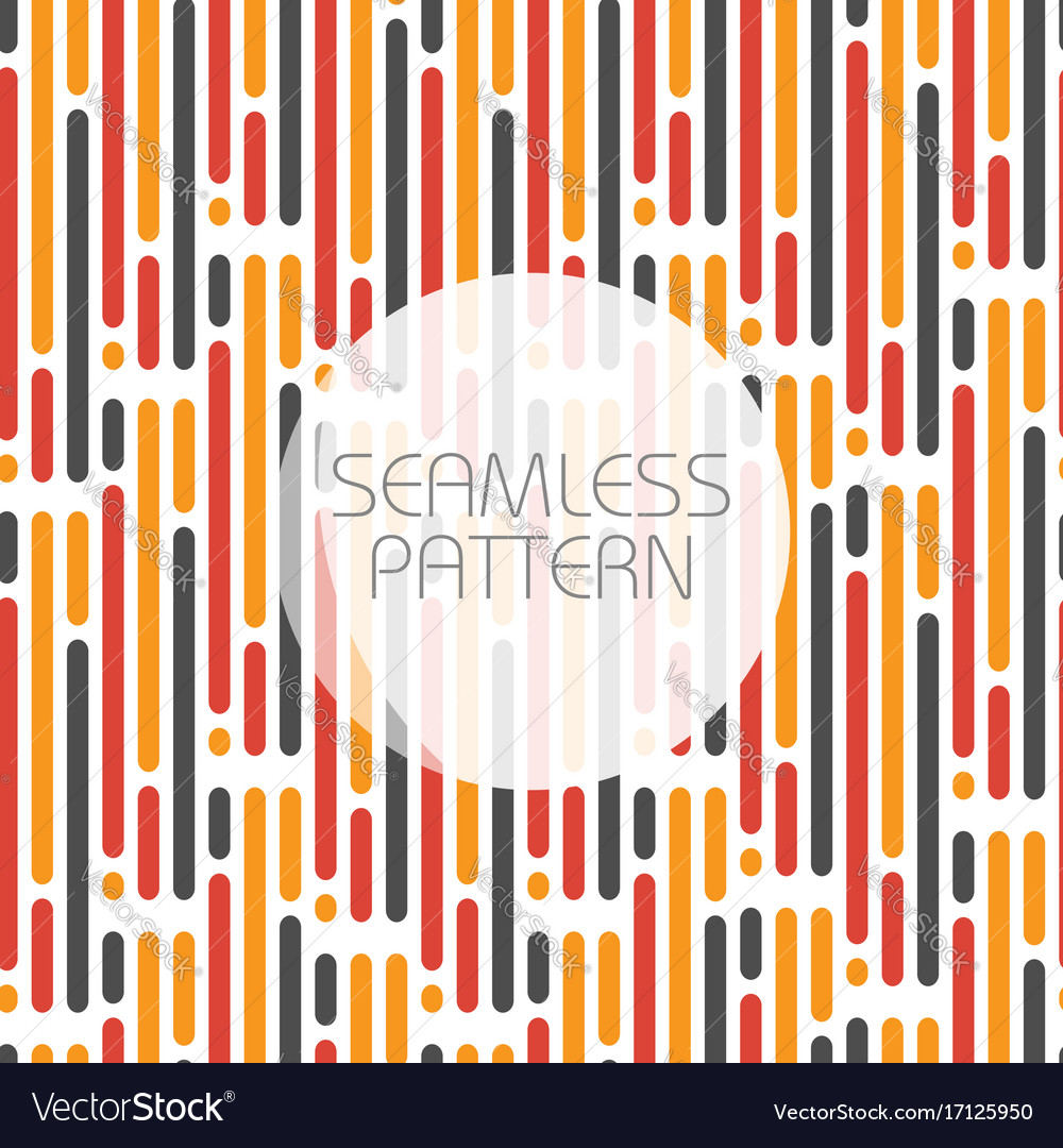 Seamless pattern with parallel lines in three Vector Image