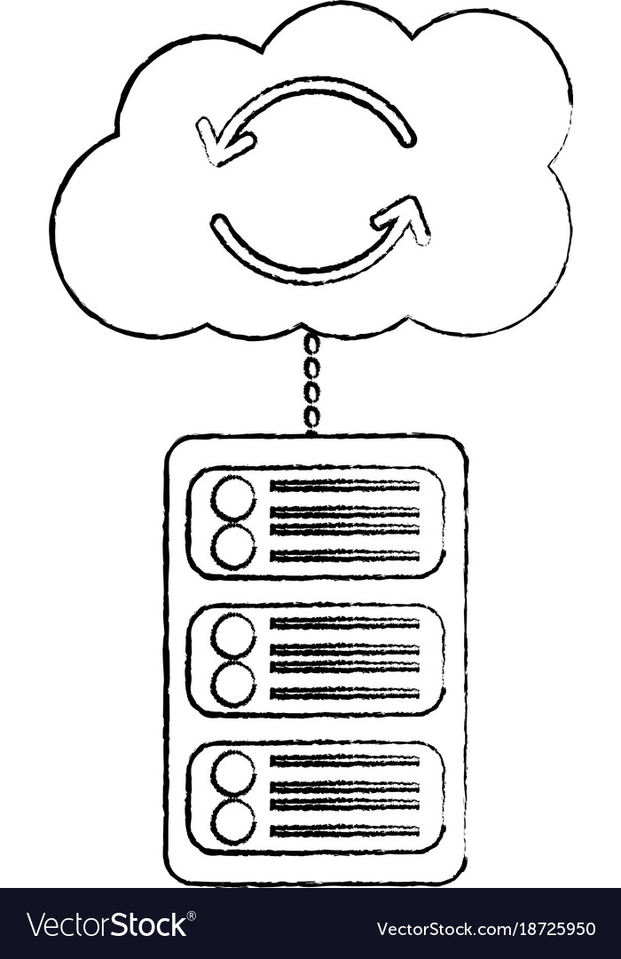 Server web hosting icon image