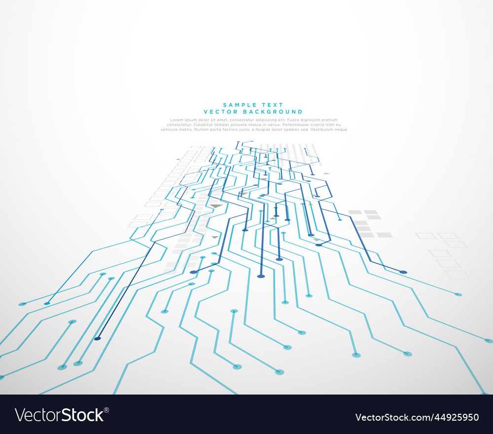 Technology perspective network mesh background