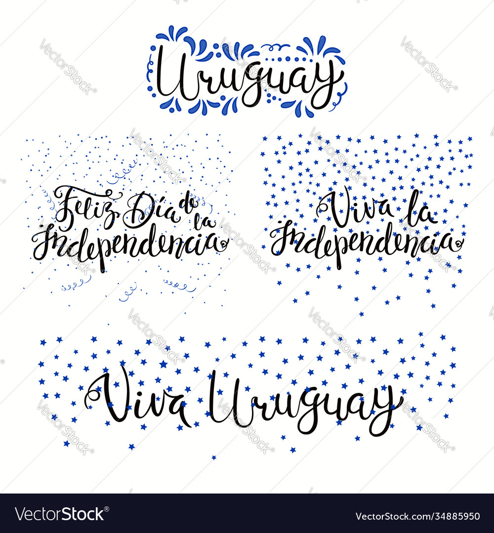 Zitate des Unabhängigkeitstags von Uruguay vector image Zitate des Unabhängigkeitstags von Uruguay