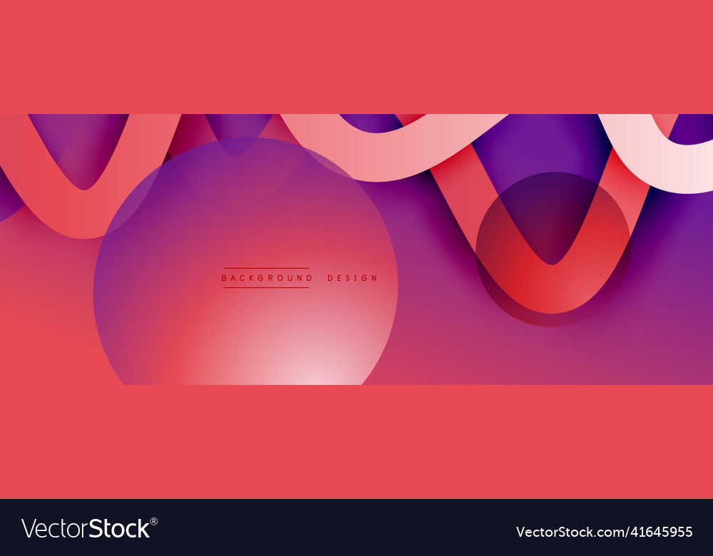 Abstract gradient background with wave line