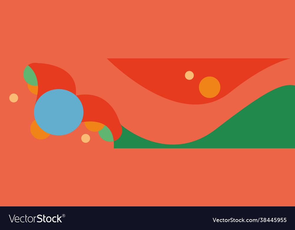 Abstract green - red background with different vector image Abstract green - red background with different