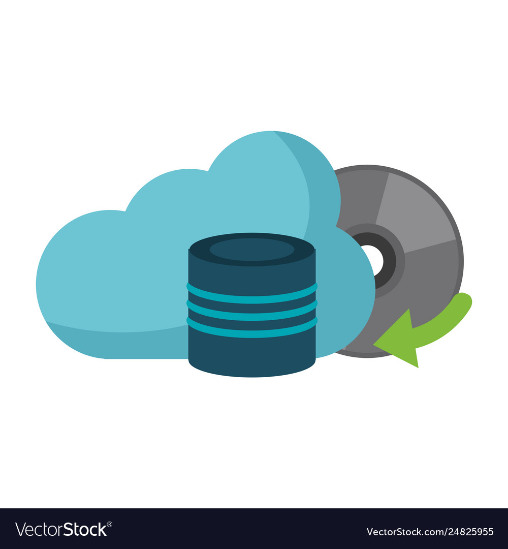 Cloud computing technology vector image Cloud computing technology