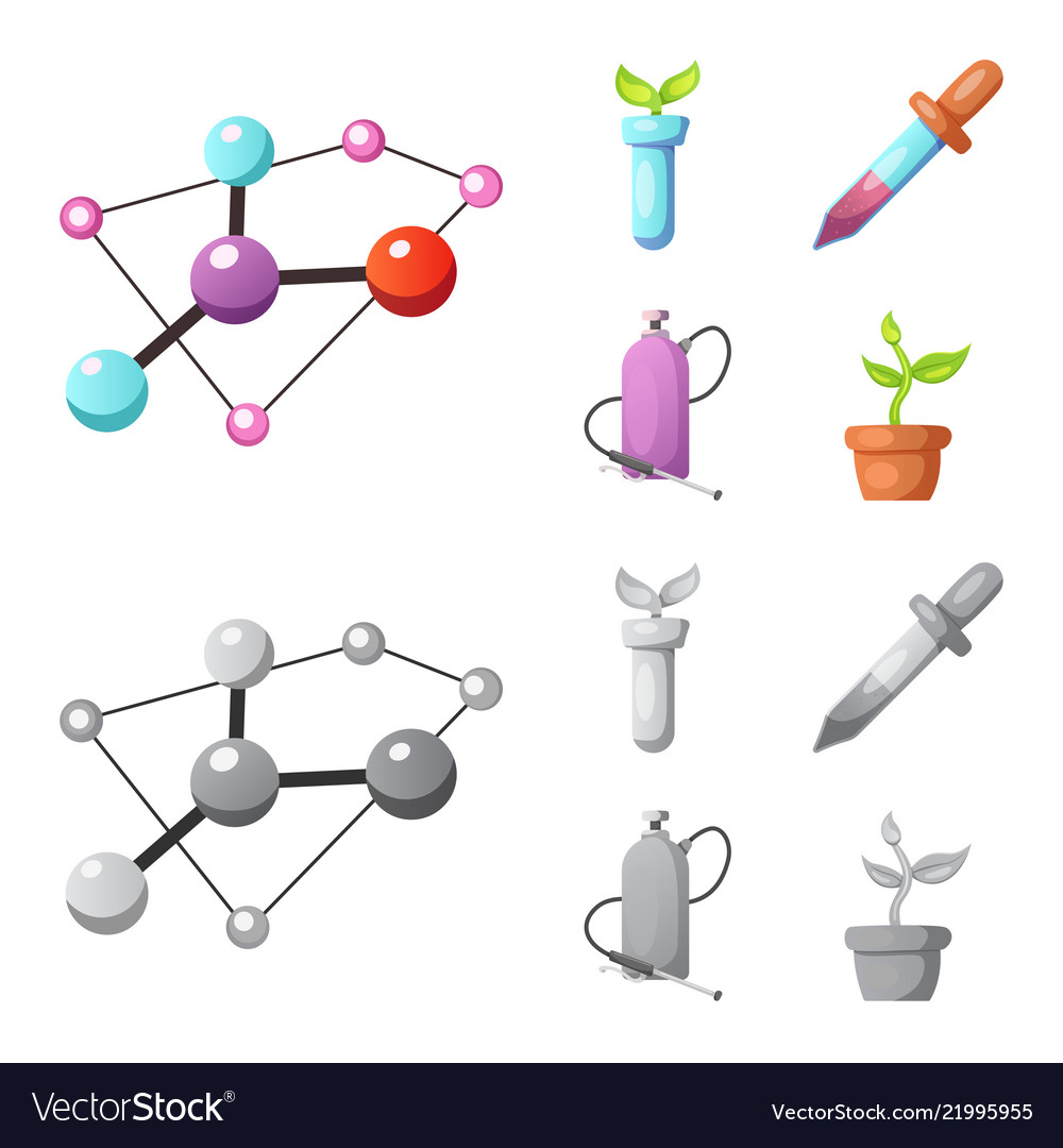 Design of and sign set stock sy vector image Design of and sign set stock sy