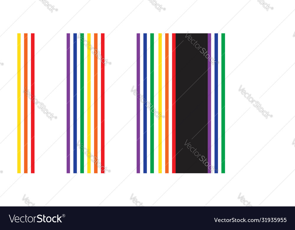 Rainbow stripe seamless pattern background vector image Rainbow stripe seamless pattern background
