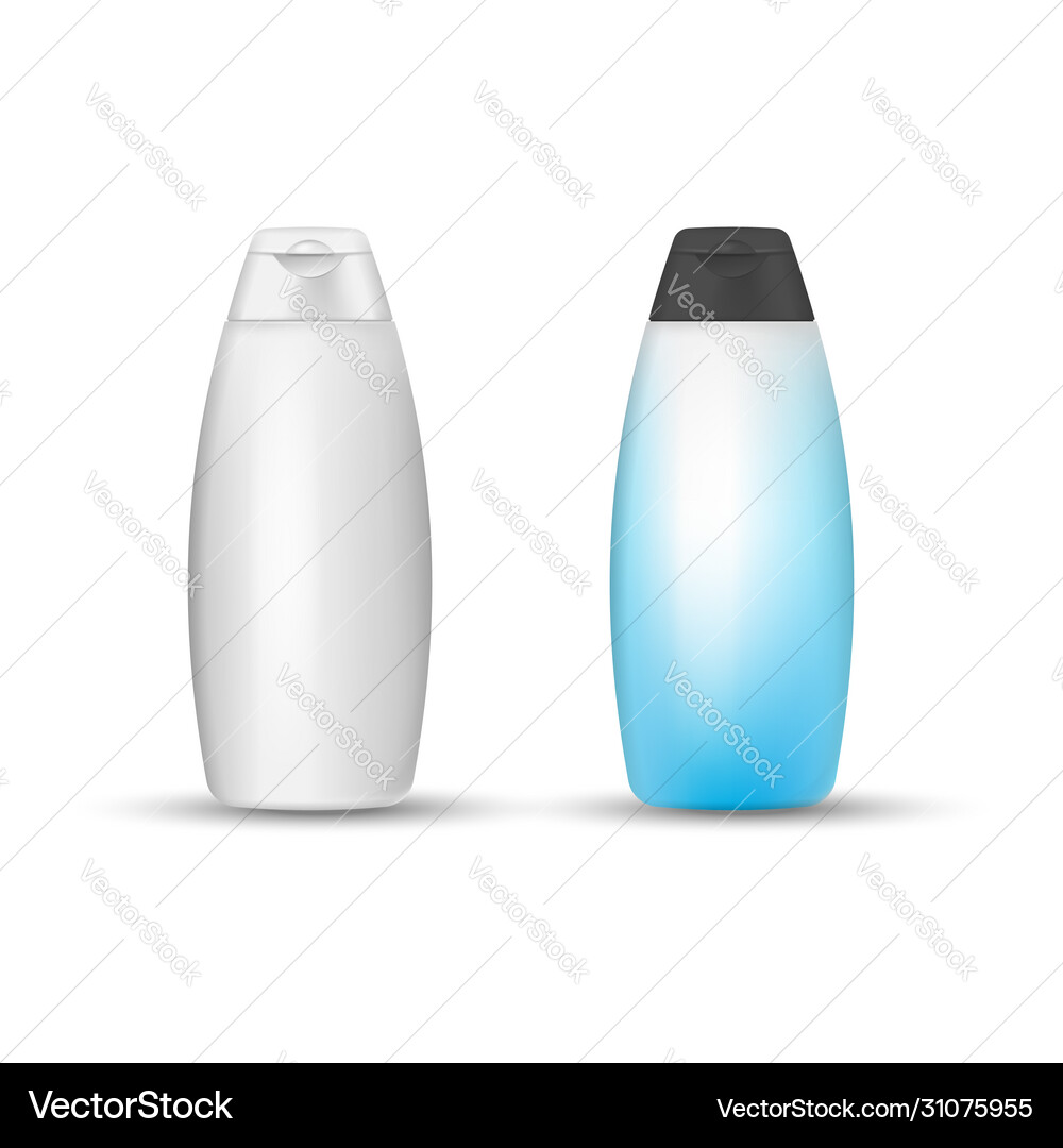 Shampoo isolated on white background Royalty Free Vector